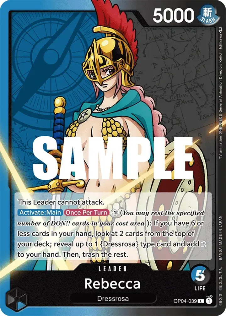 Rebecca (OP04-039) (V.1) Single: One Piece Kingdoms of Intrigue Einzelkarte