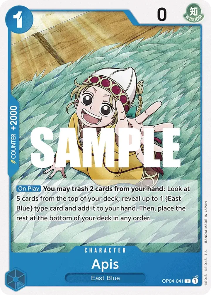 Apis (OP04-041) Single: One Piece Kingdoms of Intrigue Einzelkarte