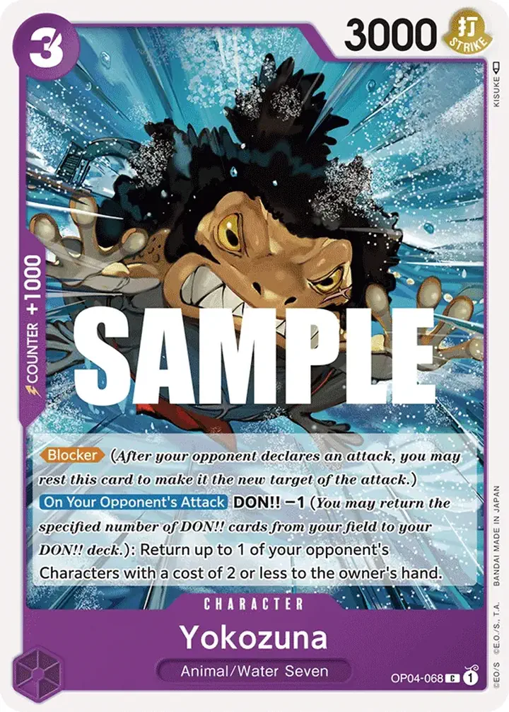 Yokozuna (OP04-068) Single: One Piece Kingdoms of Intrigue Einzelkarte