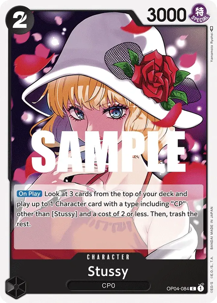 Stussy (OP04-084) Single: One Piece Kingdoms of Intrigue Einzelkarte
