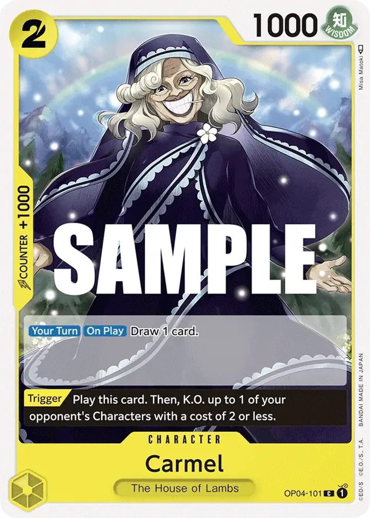Carmel (OP04-101) Single: One Piece Kingdoms of Intrigue Einzelkarte
