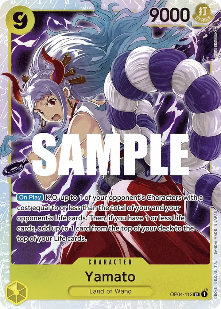 Yamato (OP04-112) (V.1) Single: One Piece Kingdoms of Intrigue Einzelkarte