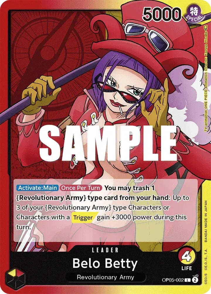 Belo Betty (OP05-002) (V.1) Single: One Piece Awakening of the New Era Einzelkarte