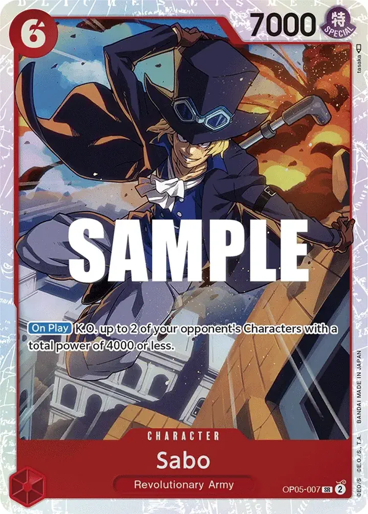 Sabo (OP05-007) (V.1) Single: One Piece Awakening of the New Era Einzelkarte
