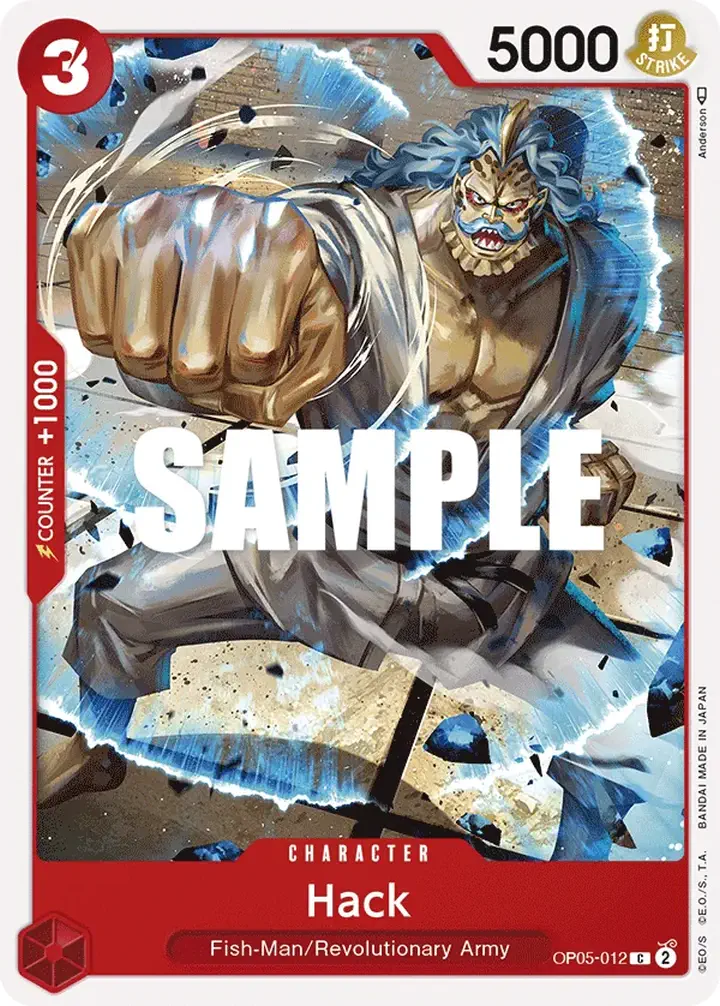 Hack (OP05-012) Single: One Piece Awakening of the New Era Einzelkarte