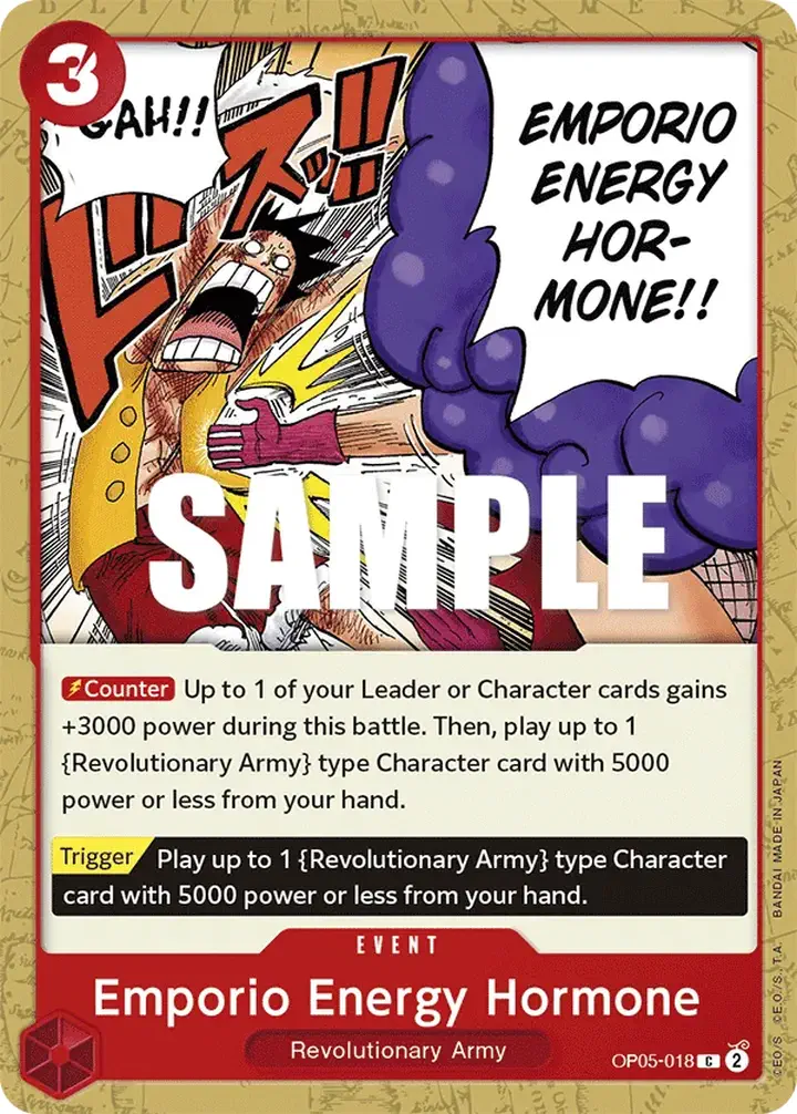 Emporio Energy Hormone (OP05-018) Single: One Piece Awakening of the New Era Einzelkarte