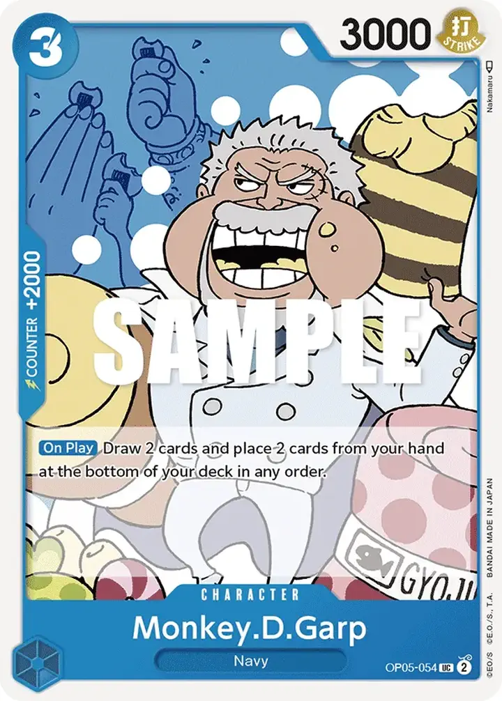 Monkey.D.Garp (OP05-054) Single: One Piece Awakening of the New Era Einzelkarte