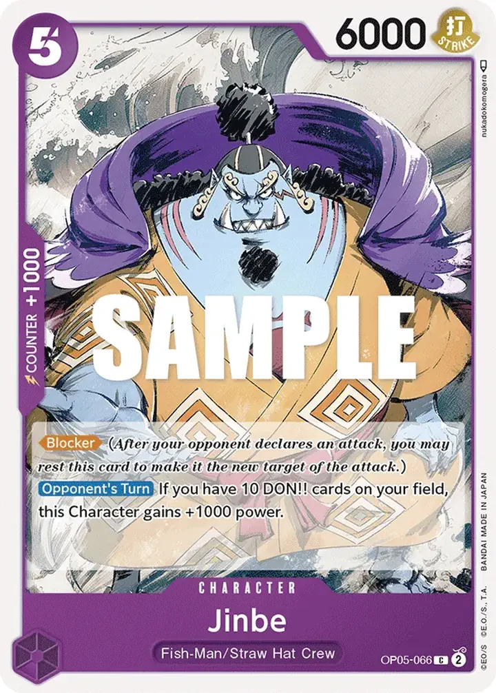 Jinbe (OP05-066) Single: One Piece Awakening of the New Era Einzelkarte
