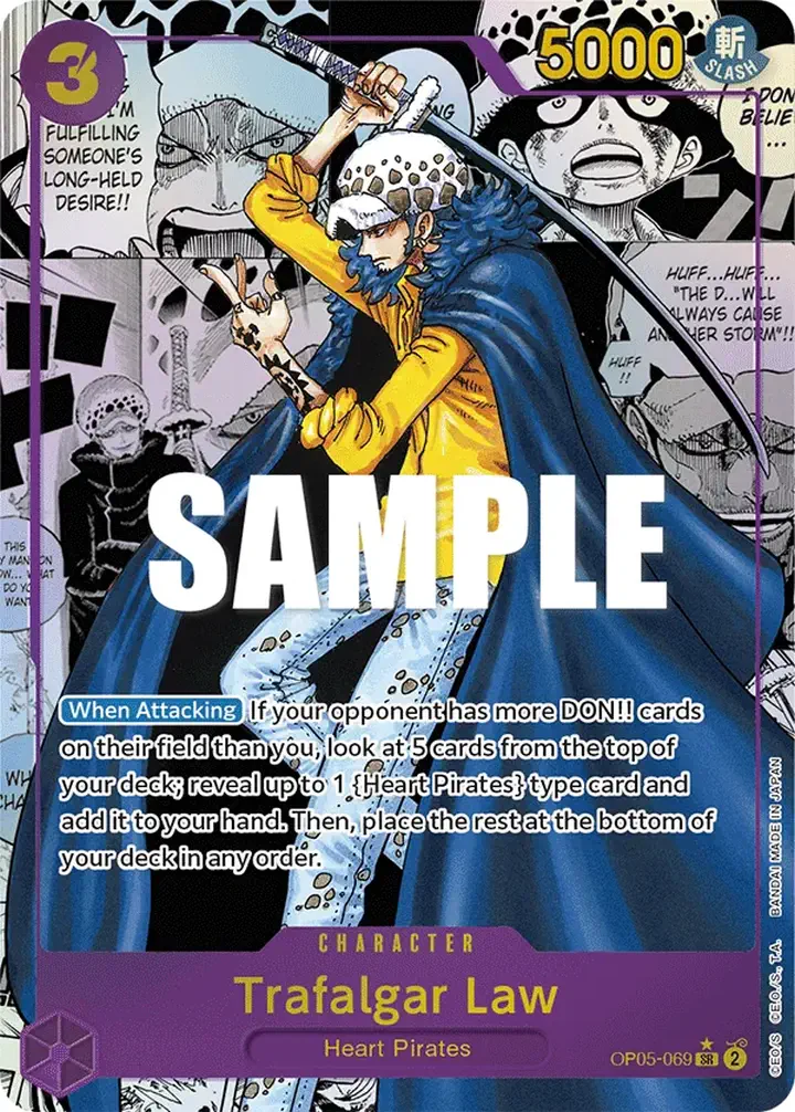 Trafalgar Law (OP05-069) (V.3) Single: One Piece Awakening of the New Era Einzelkarte
