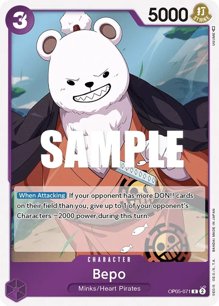 Bepo (OP05-071) Single: One Piece Awakening of the New Era Einzelkarte