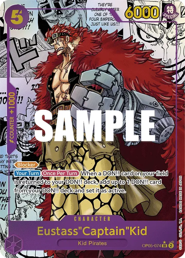 Eustass"Captain"Kid (OP05-074) (V.3) Single: One Piece Awakening of the New Era Einzelkarte