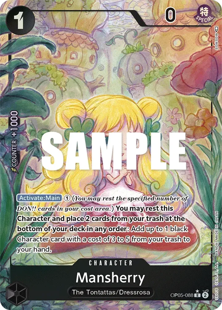 Mansherry (OP05-088) (V.2) Single: One Piece Awakening of the New Era Einzelkarte