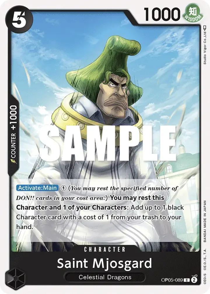Saint Mjosgard (OP05-089) Single: One Piece Awakening of the New Era Einzelkarte