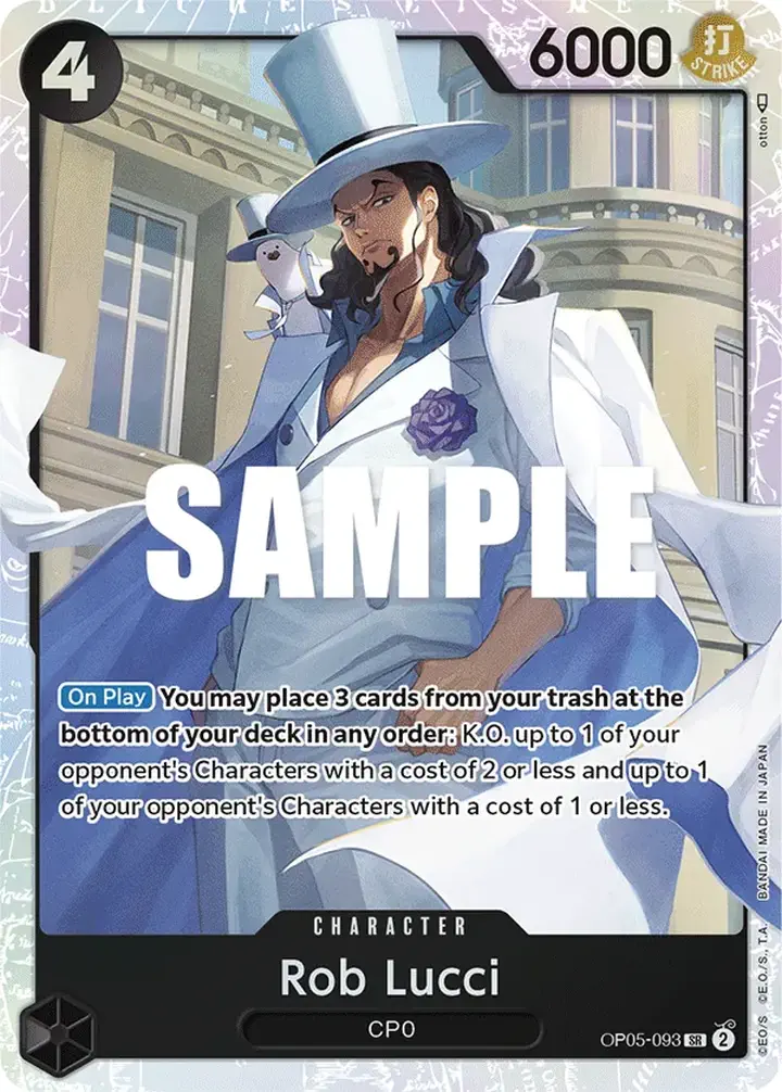 Rob Lucci (OP05-093) (V.1) Single: One Piece Awakening of the New Era Einzelkarte