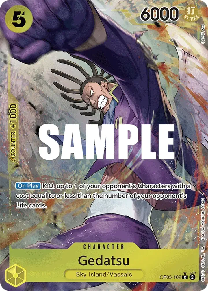 Gedatsu (OP05-102) (V.2) Single: One Piece Awakening of the New Era Einzelkarte