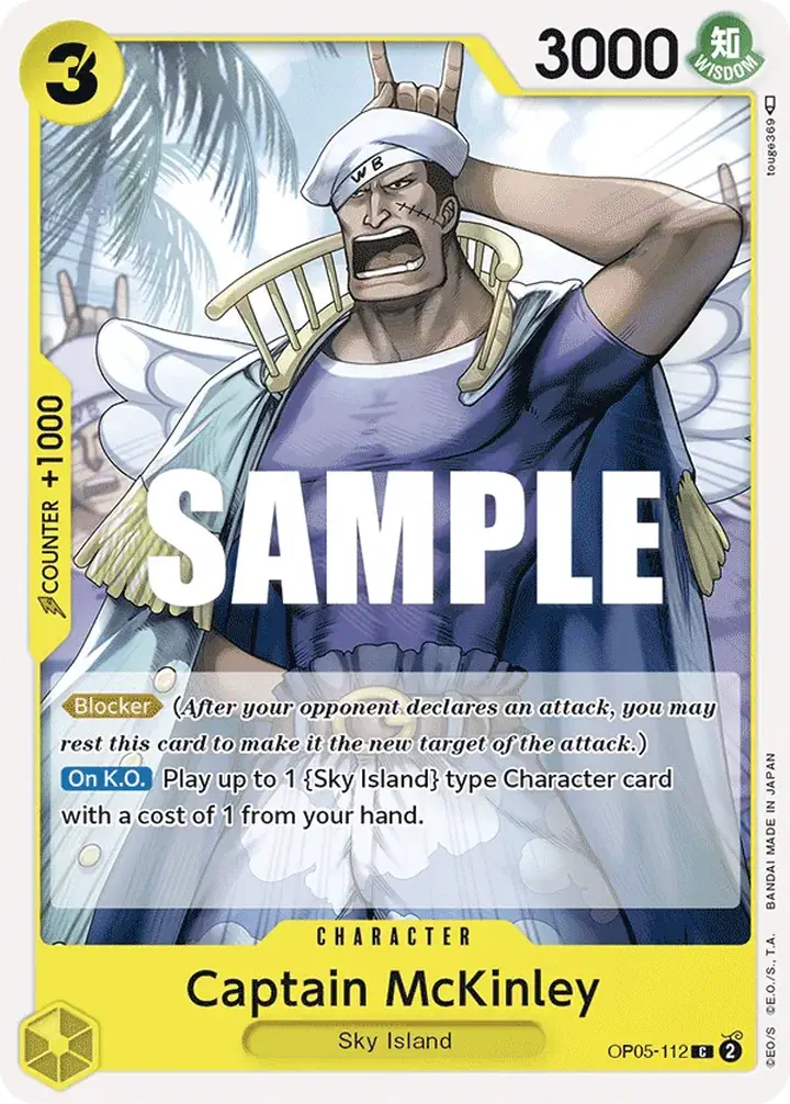 Captain McKinley (OP05-112) Single: One Piece Awakening of the New Era Einzelkarte