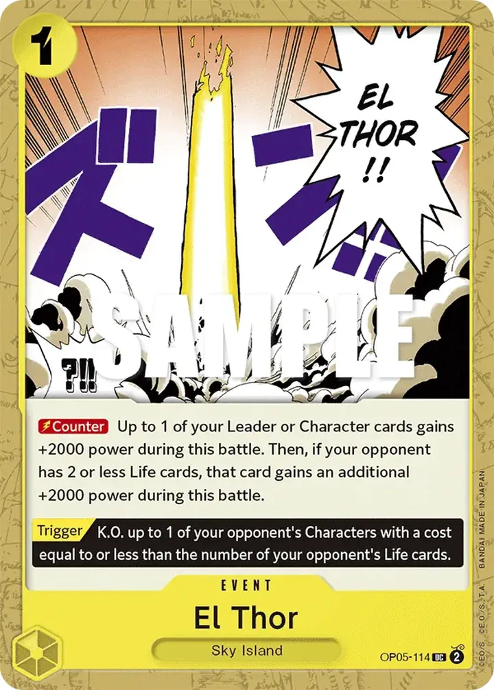 El Thor (OP05-114) Single: One Piece Awakening of the New Era Einzelkarte