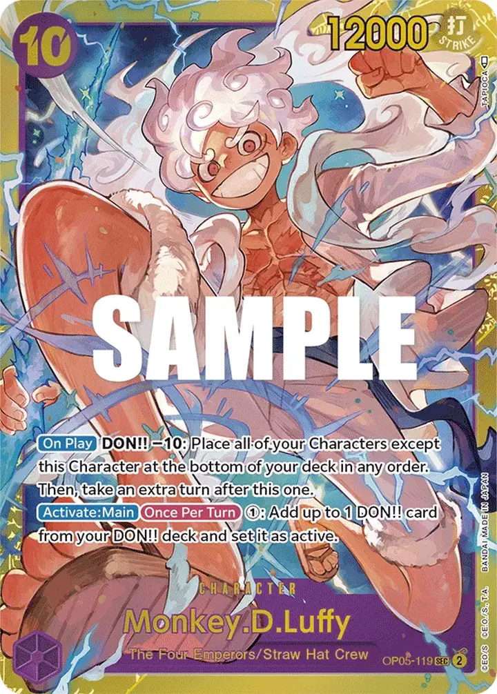 Monkey.D.Luffy (OP05-119) (V.1) Single: One Piece Awakening of the New Era Einzelkarte