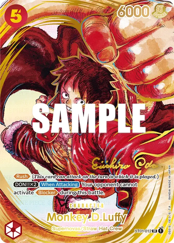 Monkey.D.Luffy (ST01-012) (V.2) Single: One Piece Awakening of the New Era Einzelkarte