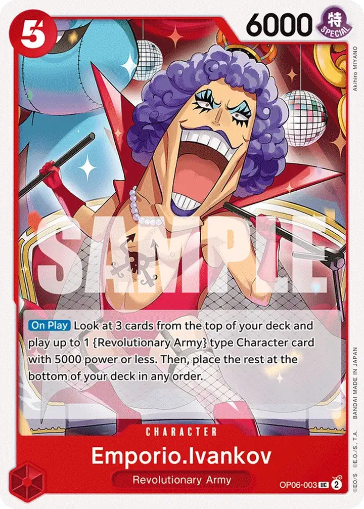 Emporio.Ivankov (OP06-003) Single: One Piece Wings of the Captain Einzelkarte