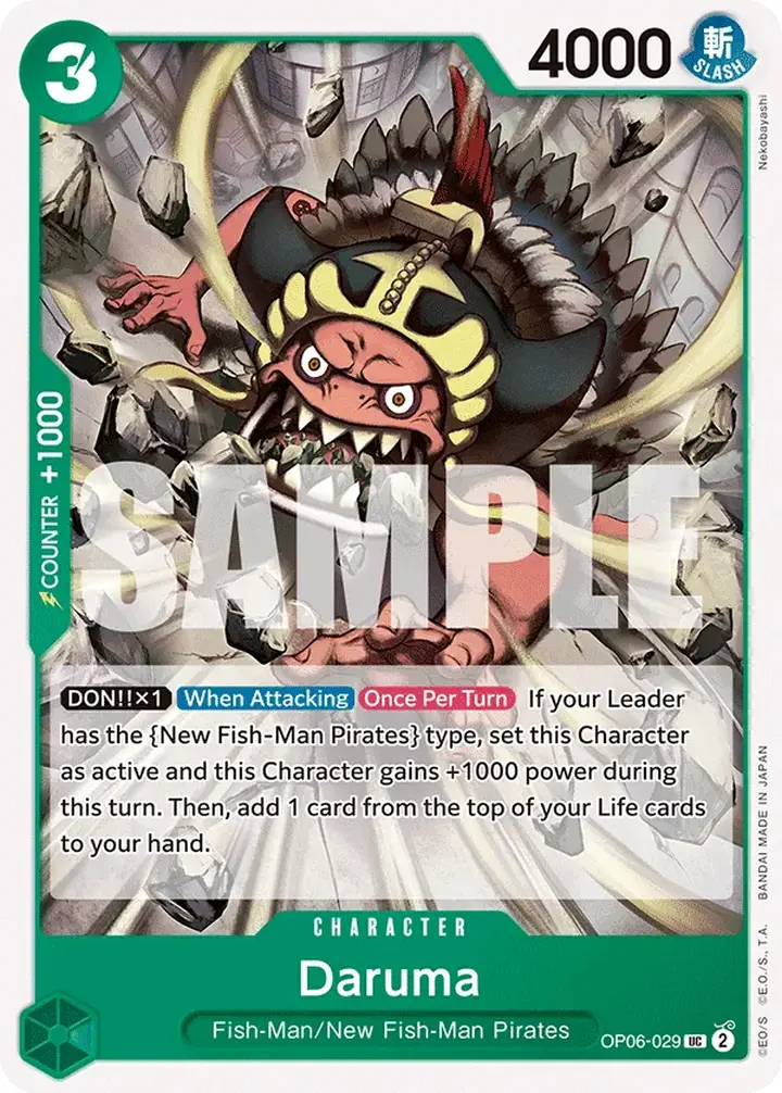 Daruma (OP06-029) Single: One Piece Wings of the Captain Einzelkarte