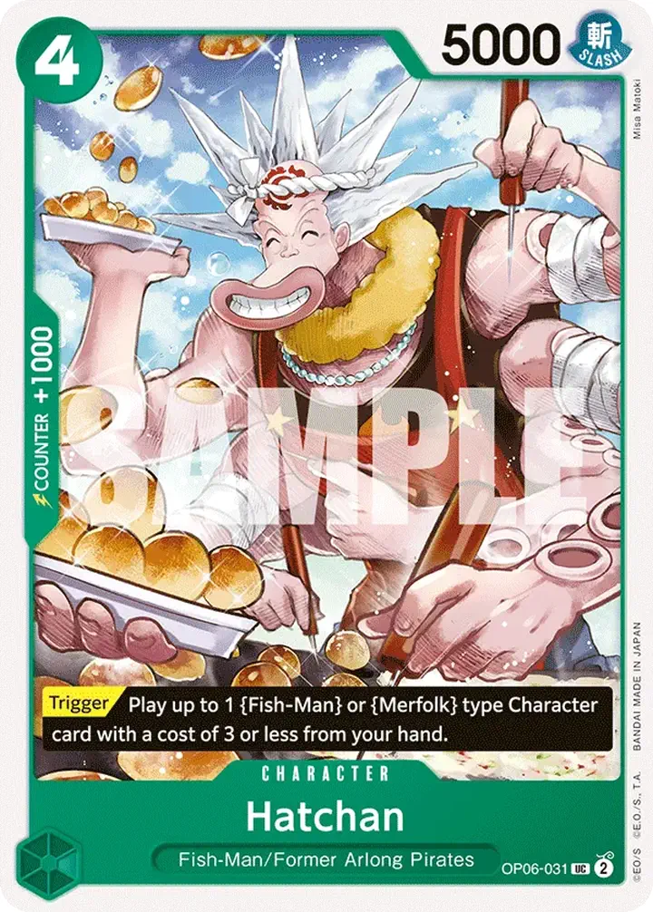 Hatchan (OP06-031) Single: One Piece Wings of the Captain Einzelkarte
