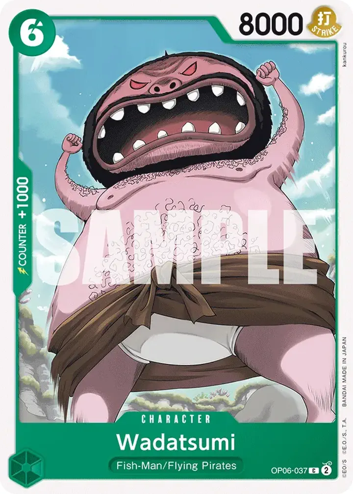 Wadatsumi (OP06-037) Single: One Piece Wings of the Captain Einzelkarte
