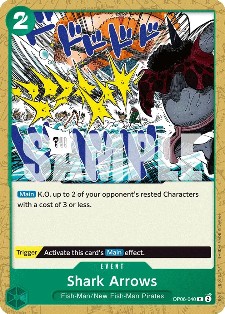 Shark Arrows (OP06-040) Single: One Piece Wings of the Captain Einzelkarte