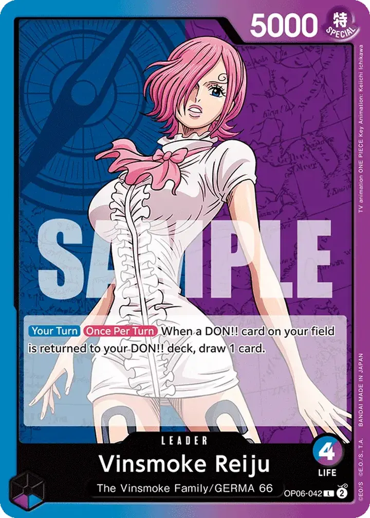Vinsmoke Reiju (OP06-042) (V.1) Single: One Piece Wings of the Captain Einzelkarte