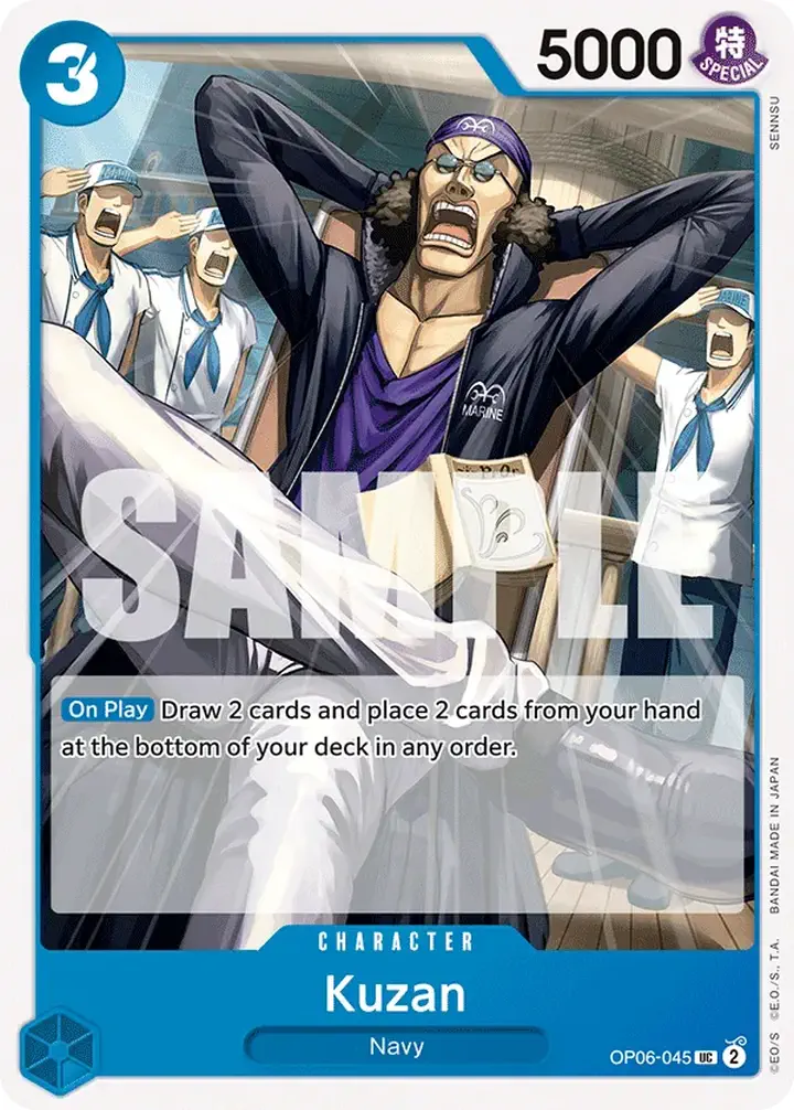Kuzan (OP06-045) Single: One Piece Wings of the Captain Einzelkarte