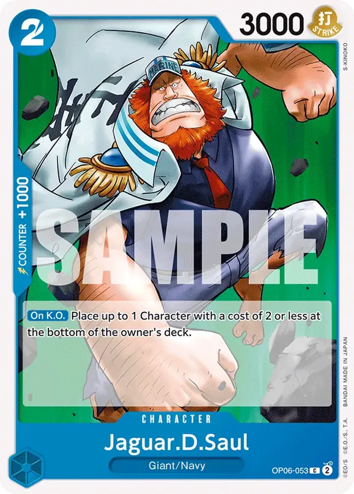 Jaguar.D.Saul (OP06-053) Single: One Piece Wings of the Captain Einzelkarte