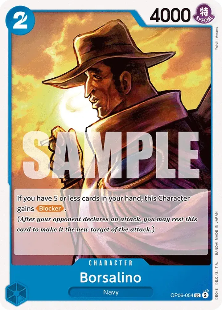 Borsalino (OP06-054) Single: One Piece Wings of the Captain Einzelkarte