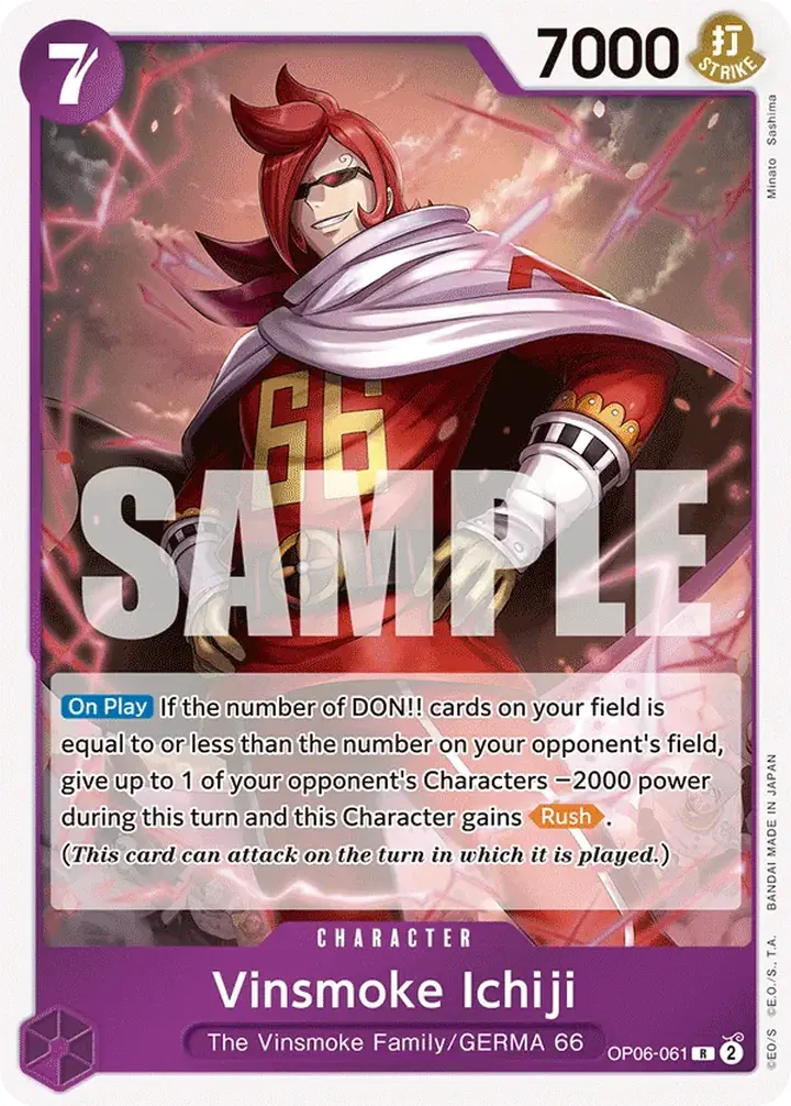 Vinsmoke Ichiji (OP06-061) (V.1) Single: One Piece Wings of the Captain Einzelkarte