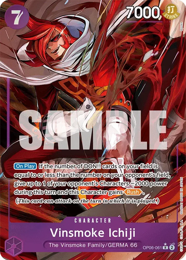 Vinsmoke Ichiji (OP06-061) (V.2) Single: One Piece Wings of the Captain Einzelkarte