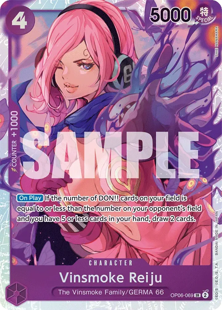 Vinsmoke Reiju (OP06-069) (V.1) Single: One Piece Wings of the Captain Einzelkarte