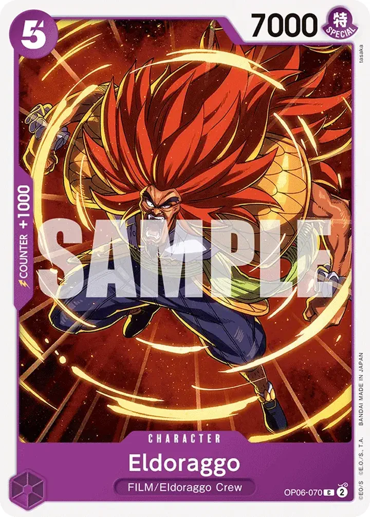 Eldoraggo (OP06-070) Single: One Piece Wings of the Captain Einzelkarte