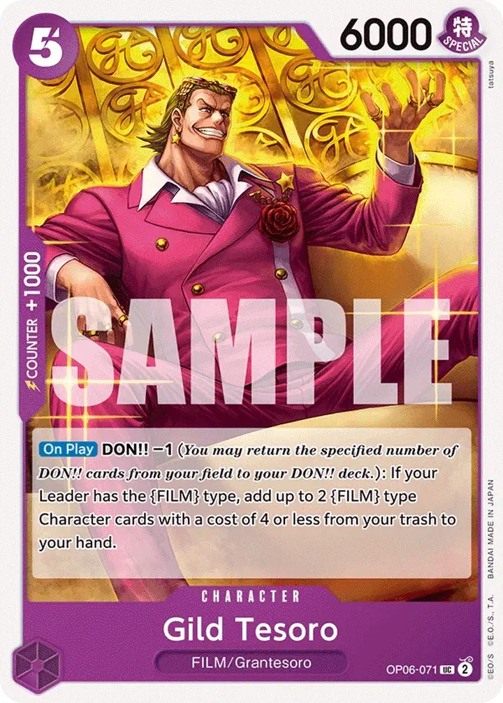 Gild Tesoro (OP06-071) Single: One Piece Wings of the Captain Einzelkarte