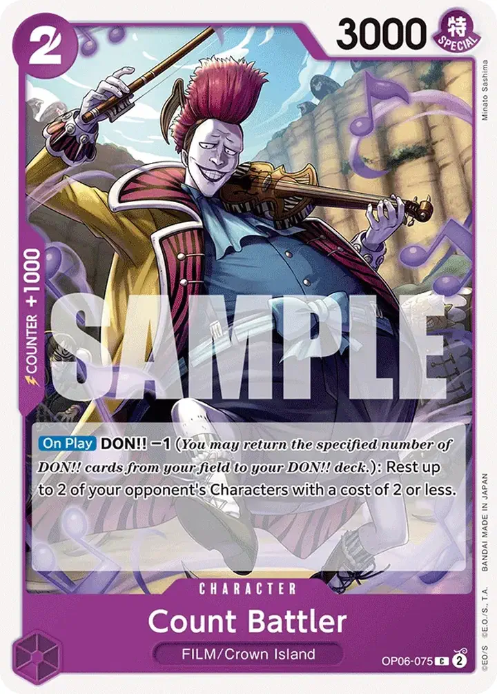 Count Battler (OP06-075) Single: One Piece Wings of the Captain Einzelkarte