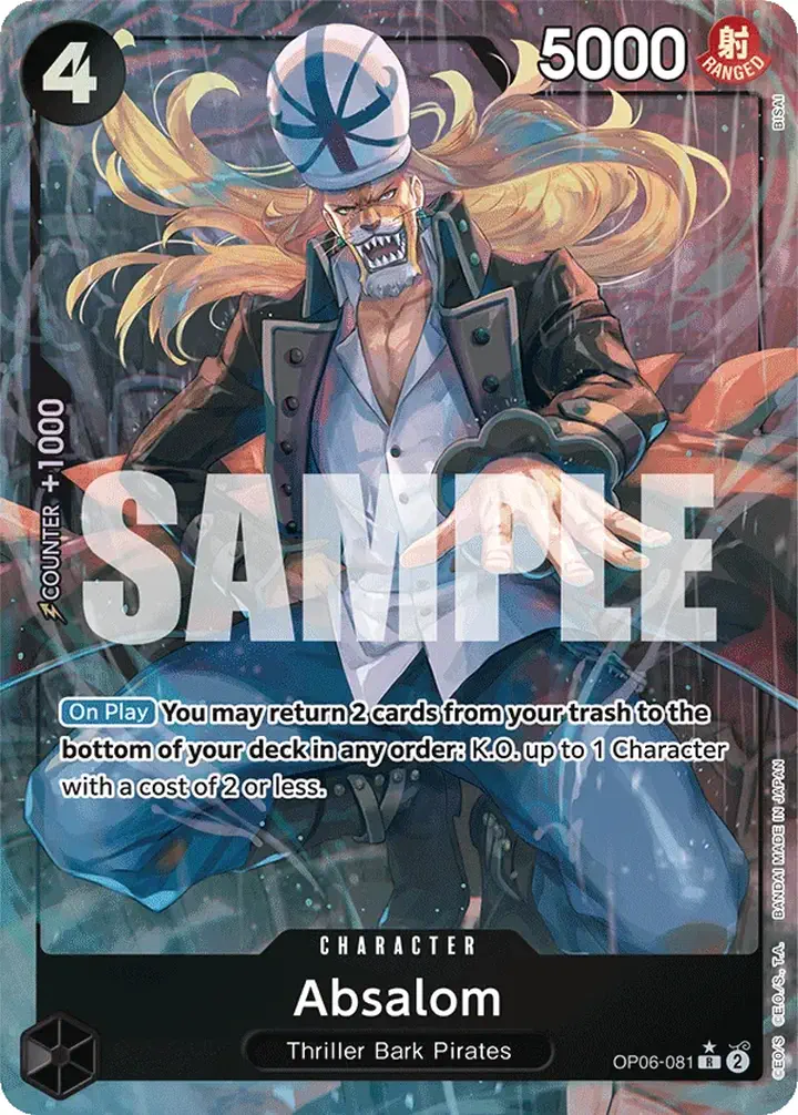 Absalom (OP06-081) (V.2) Single: One Piece Wings of the Captain Einzelkarte
