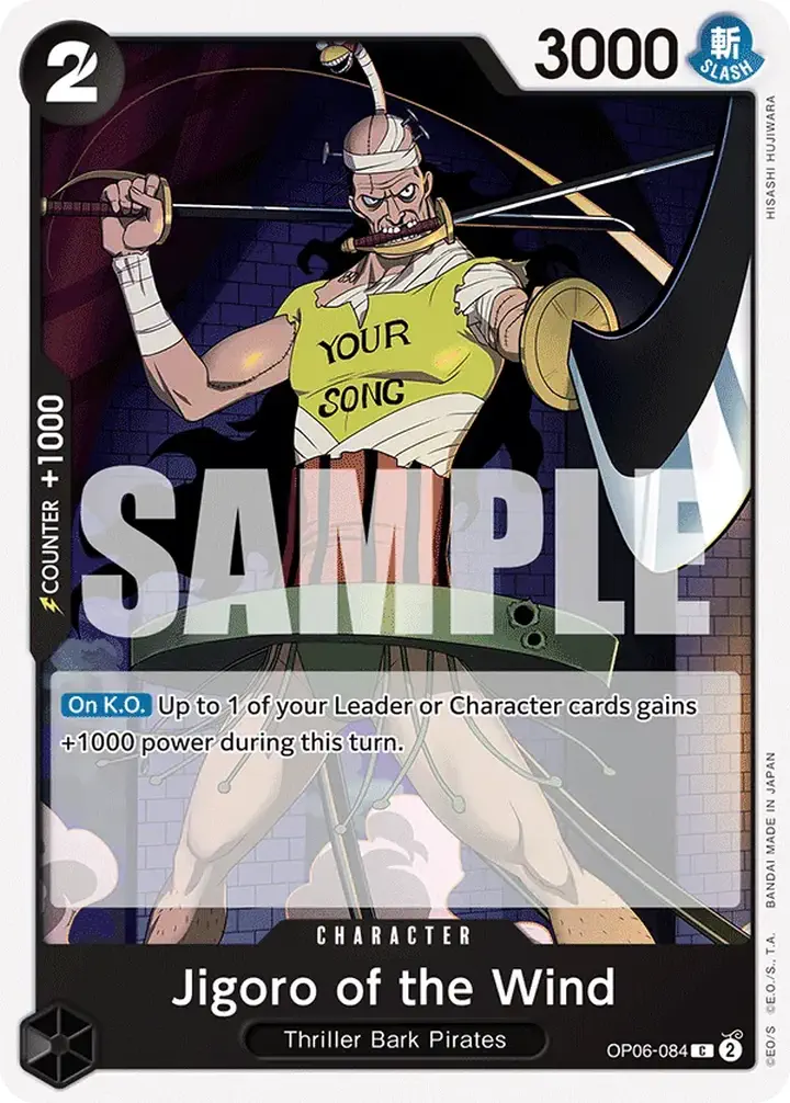 Jigoro of the Wind (OP06-084) Single: One Piece Wings of the Captain Einzelkarte