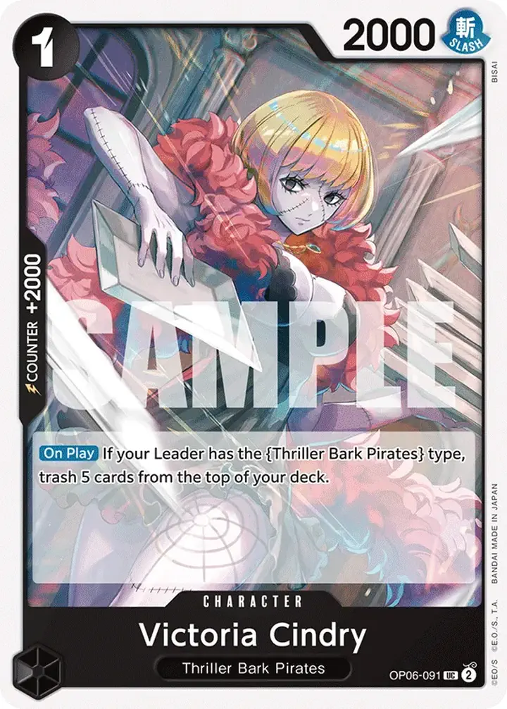 Victoria Cindry (OP06-091) Single: One Piece Wings of the Captain Einzelkarte