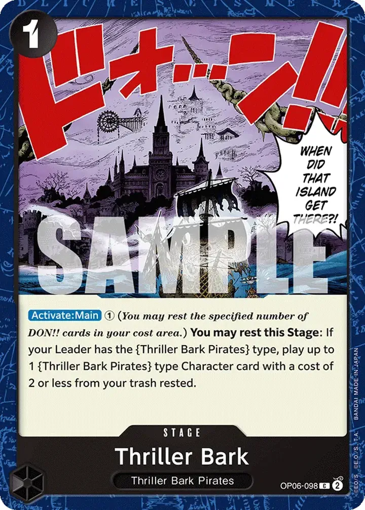 Thriller Bark (OP06-098) Single: One Piece Wings of the Captain Einzelkarte