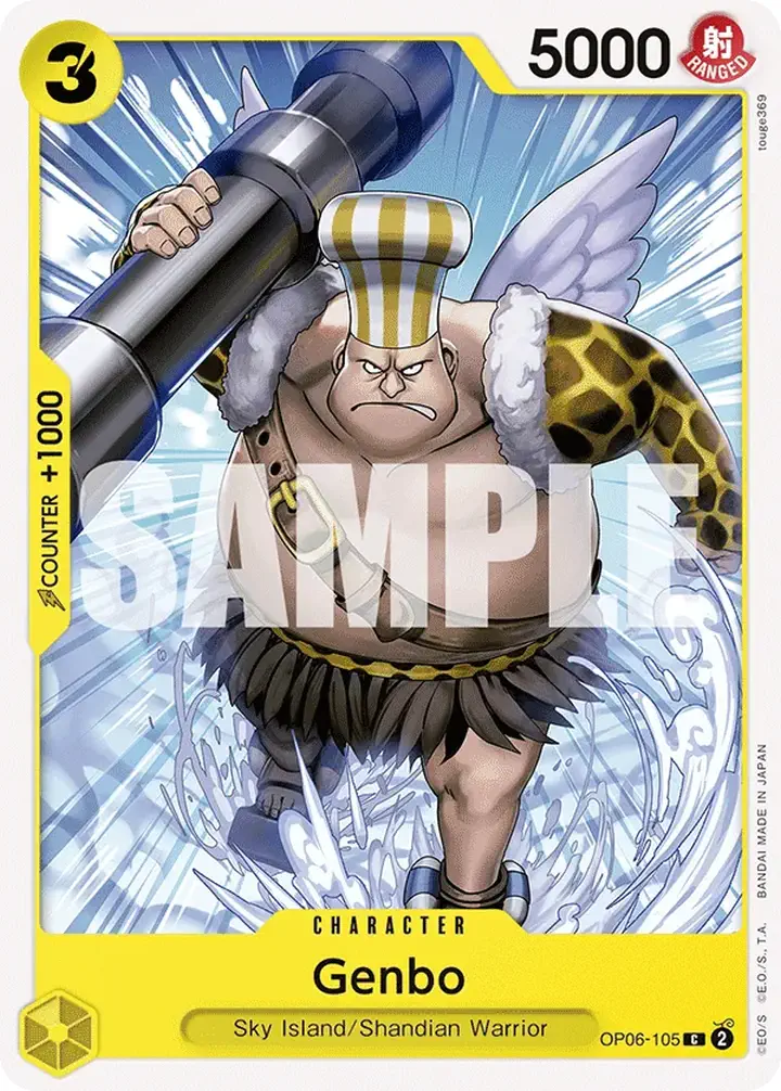 Genbo (OP06-105) Single: One Piece Wings of the Captain Einzelkarte
