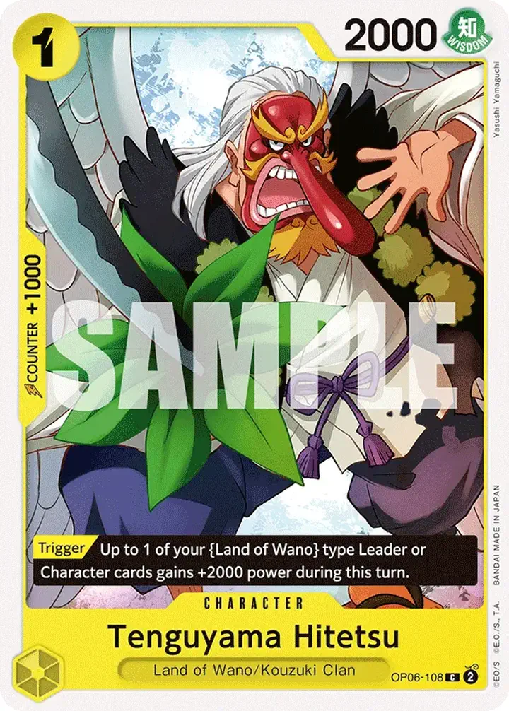 Tenguyama Hitetsu (OP06-108) Single: One Piece Wings of the Captain Einzelkarte