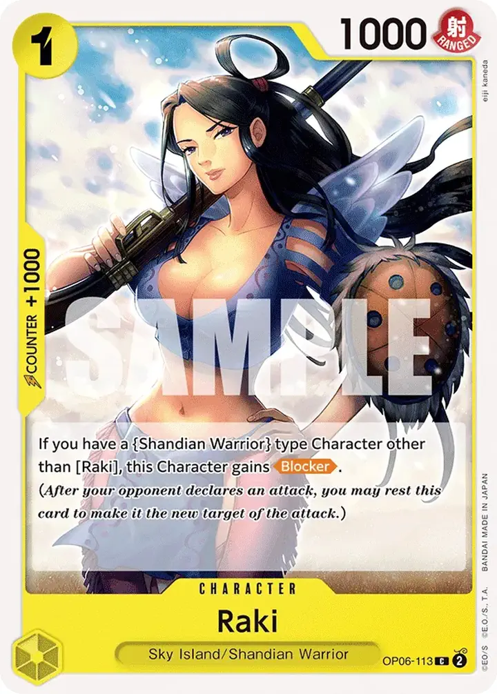 Raki (OP06-113) Single: One Piece Wings of the Captain Einzelkarte