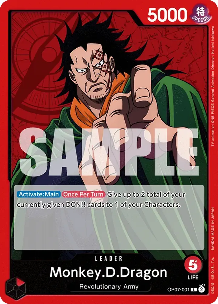 Monkey.D.Dragon (OP07-001) (V.1)
