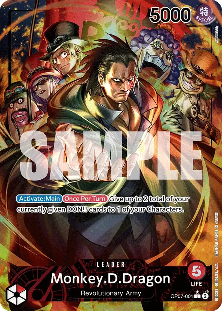Monkey.D.Dragon (OP07-001) (V.2)