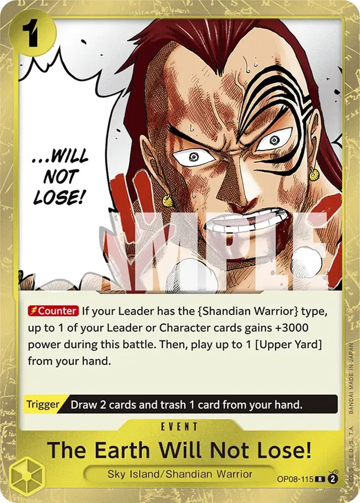 The Earth Will Not Lose! (OP08-115)