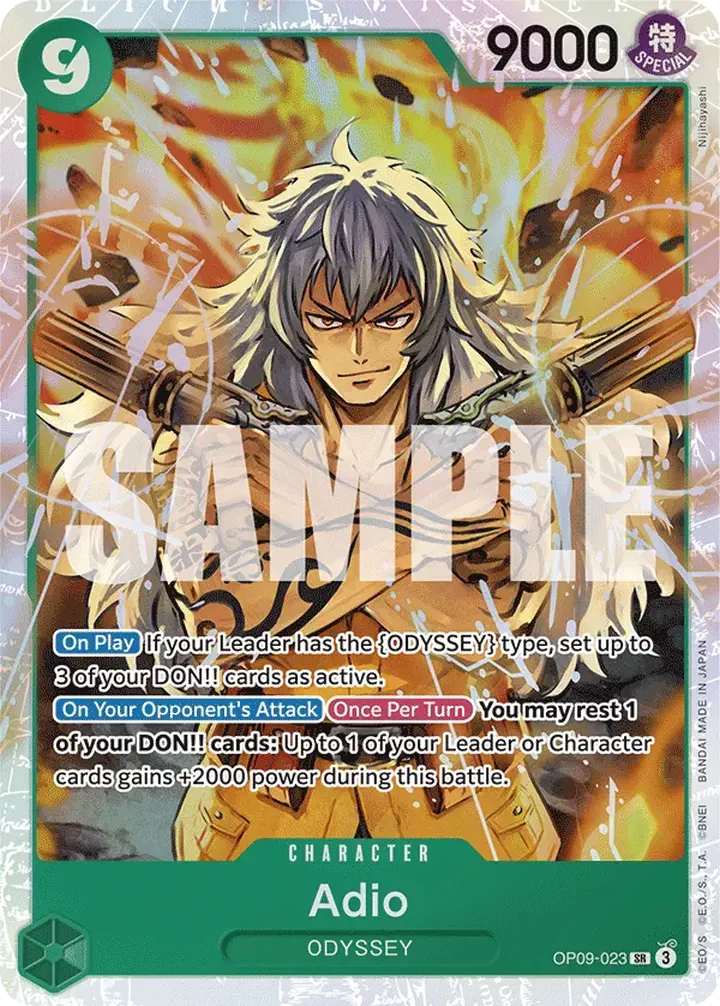 Adio (OP09-023) (V.1) Single: One Piece Emperors in the New World Einzelkarte