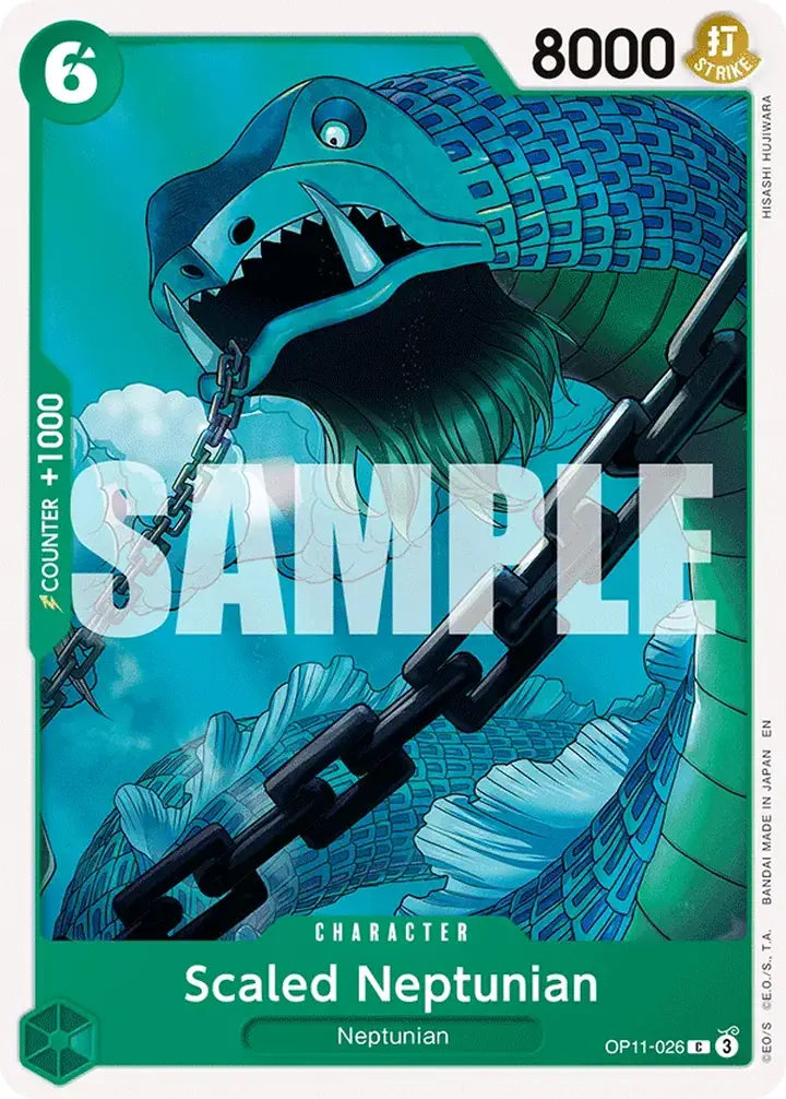 Scaled Neptunian (OP11-026) Single: One Piece A Fist of Divine Speed Einzelkarte